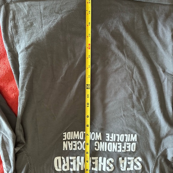Sea Shepherd Jolly Roger Women’s Gray Long Sleeve Tee Tshirt M - Picture 5 of 7